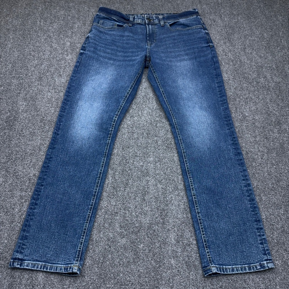 Buffalo David Bitton Evan-X Jeans Men's 32x32 FITS 35x32 Slim Straight Stretch